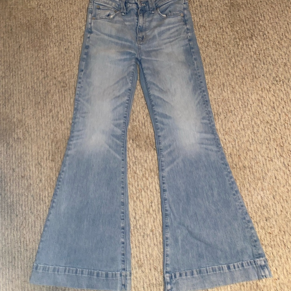 American Eagle festival flare jeans